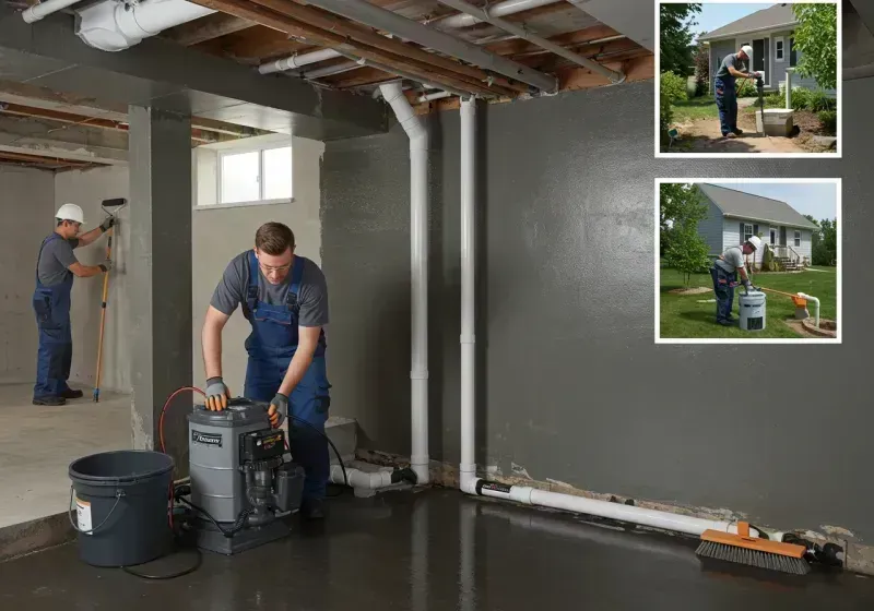 Basement Waterproofing and Flood Prevention process in Grass Lake, MI